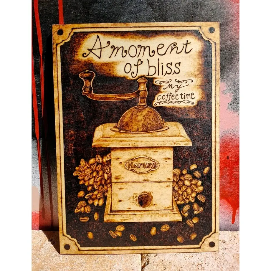 インテリアボード / アンティーク調コーヒーミルdesign ¥55,000 税込
