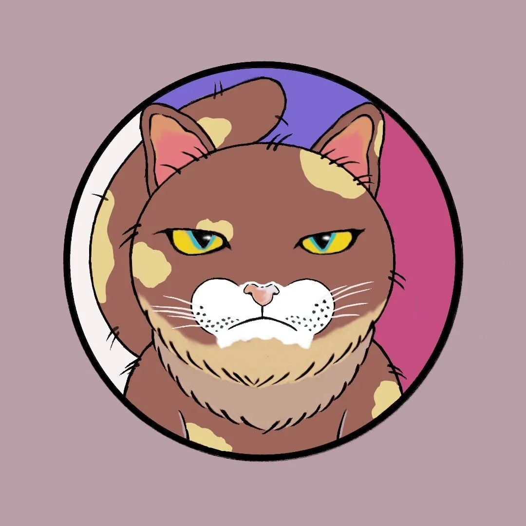 デジタルアート猫キャラ#2 / Marron ¥1,500 税込